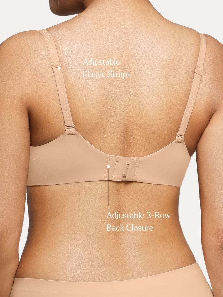 Seamless Balconette Push-Up T-Shirt Bra