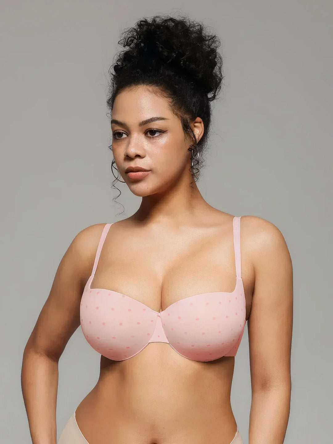 Seamless Balconette Push-Up T-Shirt Bra