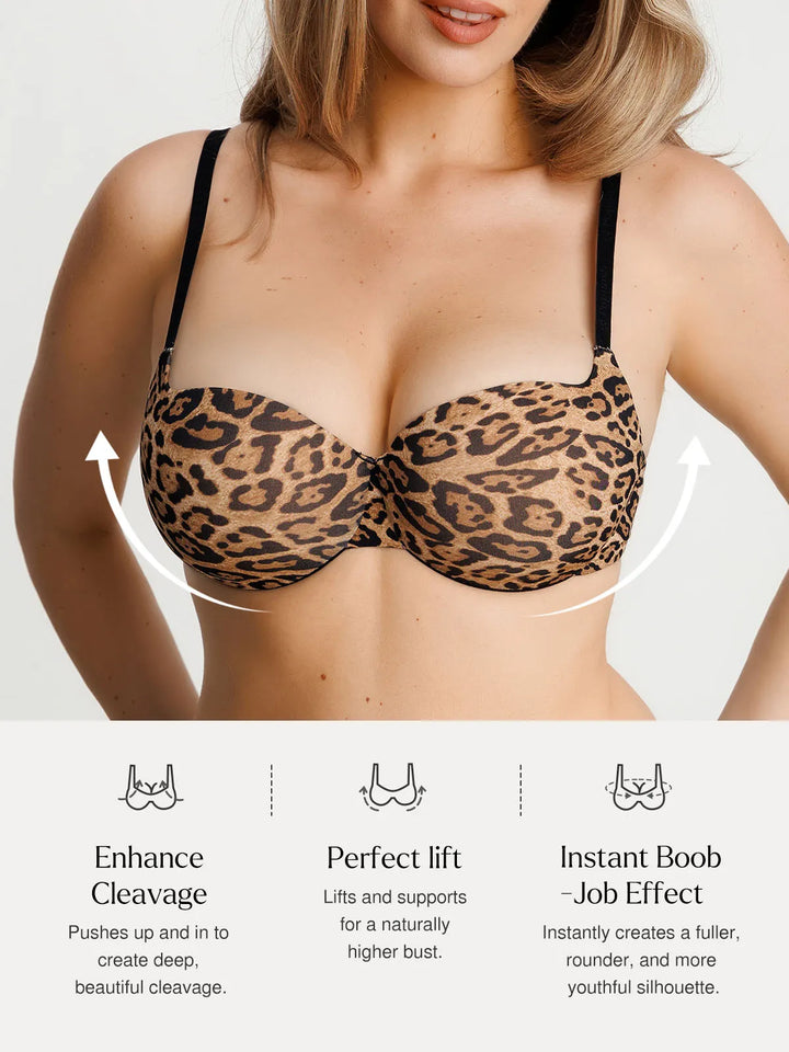Seamless Balconette Push-Up T-Shirt Bra
