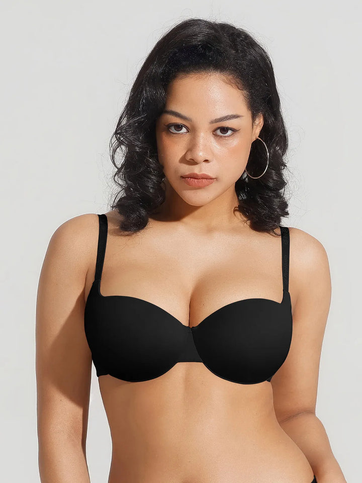 Seamless Balconette Push-Up T-Shirt Bra